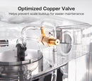 HiBREW 20Bar Máquina de café expresso semiautomática com temperatura ajustável fria/quente super fina cafeteira cappuccino H10B
