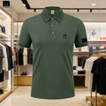 Camisa Polo de Golfe Masculina 2026, Camisa Polo de Negócios com Gola, Top de Ma