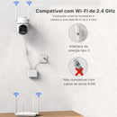 1peças 2 peças de câmera PTZ WiFi Câmera IP externa Vigilância por vídeo Proteção de segurança residencial Detecção iCsee