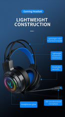 G58 g60 fone de ouvido para jogos 7.1 estéreo svirtual surround baixo fone de o