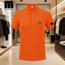 Camisa Polo de Golfe Masculina 2026, Camisa Polo de Negócios com Gola, Top de Ma