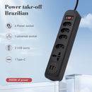 Extensão tomada,Extensão elétrica,Tomada usb,Filtro de linha de tomada,Regua tomadas de energia,Extensao eletrica,110-220V,10A
