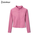 Jcolour Jaqueta Feminina UV Slim para Yoga e Ciclismo com Proteção UV50+