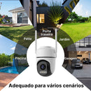 1peças 2 peças de câmera PTZ WiFi Câmera IP externa Vigilância por vídeo Proteção de segurança residencial Detecção iCsee