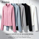 Jcolour Jaqueta Feminina UV Slim para Yoga e Ciclismo com Proteção UV50+