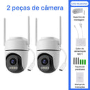 1peças 2 peças de câmera PTZ WiFi Câmera IP externa Vigilância por vídeo Proteção de segurança residencial Detecção iCsee