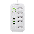 Extensão tomada,Extensão elétrica,Tomada usb,Filtro de linha de tomada,Regua tomadas de energia,Extensao eletrica,110-220V,10A