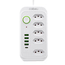 Extensão tomada,Extensão elétrica,Tomada usb,Filtro de linha de tomada,Regua tomadas de energia,Extensao eletrica,110-220V,10A