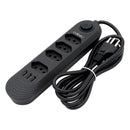 Extensão tomada,Extensão elétrica,Tomada usb,Filtro de linha de tomada,Regua tomadas de energia,Extensao eletrica,110-220V,10A