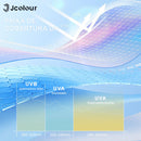 Jcolour Jaqueta Feminina UV Slim para Yoga e Ciclismo com Proteção UV50+