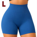 Shorts Femininos de Poliamida Canelada para Academia e Fitness com Zero Transparência e Elasticidade para Treino
