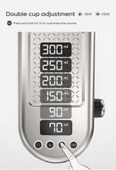 HiBREW 20Bar Máquina de café expresso semiautomática com temperatura ajustável fria/quente super fina cafeteira cappuccino H10B
