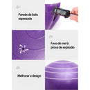 Bola de Pilates Yoga Abdominal 55/65 cm Fitness Profissional