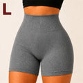 Shorts Femininos de Poliamida Canelada para Academia e Fitness com Zero Transparência e Elasticidade para Treino