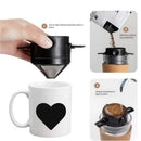 Mini Filtro de Café Dobrável Portátil Suporte de Café Reutilizável Suporte de Funil Cestas Gotejador