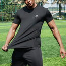 Camiseta Jcolour GORE-TEX Quick-Dry, Secagem Rápida, Respirável, Anti-Suor, Esportiva Fitness Academia, Tecido Elástico