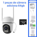 1peças 2 peças de câmera PTZ WiFi Câmera IP externa Vigilância por vídeo Proteção de segurança residencial Detecção iCsee