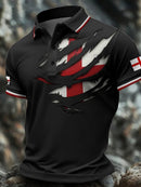 Camisa Polo de Futebol Edição 2026 para Fãs - Estampa 3D - Moderna e Confortável - Adequada para Homens e Mulheres