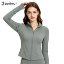 Jcolour Jaqueta Feminina UV Slim para Yoga e Ciclismo com Proteção UV50+