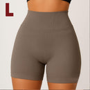 Shorts Femininos de Poliamida Canelada para Academia e Fitness com Zero Transparência e Elasticidade para Treino