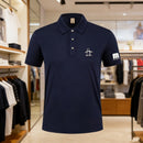 Camisa Polo de Golfe Masculina 2026, Camisa Polo de Negócios com Gola, Top de Ma