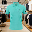 Camisa Polo de Golfe Masculina 2026, Camisa Polo de Negócios com Gola, Top de Ma