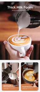 HiBREW 20Bar Máquina de café expresso semiautomática com temperatura ajustável fria/quente super fina cafeteira cappuccino H10B