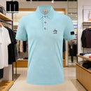 Camisa Polo de Golfe Masculina 2026, Camisa Polo de Negócios com Gola, Top de Ma