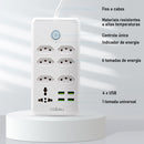 Extensão tomada,Extensão elétrica,Tomada usb,Filtro de linha de tomada,Regua tomadas de energia,Extensao eletrica,110-220V,10A