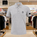 Camisa Polo de Golfe Masculina 2026, Camisa Polo de Negócios com Gola, Top de Ma