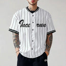 Incerun topos estilo americano moda masculina listrado impresso contraste emenda camisa casual personalidade venda quente blusa de manga curta