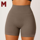 Shorts Femininos de Poliamida Canelada para Academia e Fitness com Zero Transparência e Elasticidade para Treino