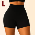 Shorts Femininos de Poliamida Canelada para Academia e Fitness com Zero Transparência e Elasticidade para Treino