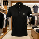 Camisa Polo de Golfe Masculina 2026, Camisa Polo de Negócios com Gola, Top de Ma
