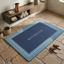 Tapete De Banheiro  Absorve Água Antiderrapante Secagem Rápida 38x58cm