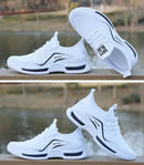 Sapatos masculinos penetração na moda tênis masculino esporte tênis de corri