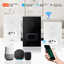 Tuya?Alexa,Google Assistant,10A,Interruptor Brasil Light,tomada inteligente wifi,interruptor inteligente,Sensor de Toque,Coibeu