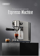 HiBREW 20Bar Máquina de café expresso semiautomática com temperatura ajustável fria/quente super fina cafeteira cappuccino H10B