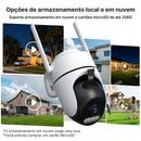1peças 2 peças de câmera PTZ WiFi Câmera IP externa Vigilância por vídeo Proteção de segurança residencial Detecção iCsee