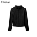 Jcolour Jaqueta Feminina UV Slim para Yoga e Ciclismo com Proteção UV50+