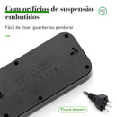 Extensão tomada,Extensão elétrica,Tomada usb,Filtro de linha de tomada,Regua tomadas de energia,Extensao eletrica,110-220V,10A
