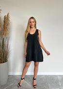 Vestido Regata Curto Estonado 100% algodão