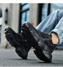Tênis masculino casual atlético tênis de caminhada masculino preto alta quali