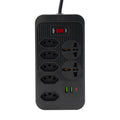Extensão tomada,Extensão elétrica,Tomada usb,Filtro de linha de tomada,Regua tomadas de energia,Extensao eletrica,110-220V,10A