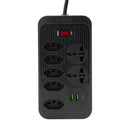 Extensão tomada,Extensão elétrica,Tomada usb,Filtro de linha de tomada,Regua tomadas de energia,Extensao eletrica,110-220V,10A