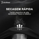 Camiseta Jcolour GORE-TEX Quick-Dry, Secagem Rápida, Respirável, Anti-Suor, Esportiva Fitness Academia, Tecido Elástico