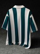 Camisa Polo Masculina Estilo Universitário Jovem e Atleta, Camisa Polo de Manga Curta para Moda de Rua