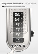 HiBREW 20Bar Máquina de café expresso semiautomática com temperatura ajustável fria/quente super fina cafeteira cappuccino H10B