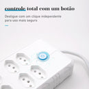 Extensão tomada,Extensão elétrica,Tomada usb,Filtro de linha de tomada,Regua tomadas de energia,Extensao eletrica,110-220V,10A