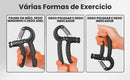 Grip Manual Forca Antebraço 5 a 60 KG Ajustavel Treino Dedicado para Dedo e Punho Fortalecimento